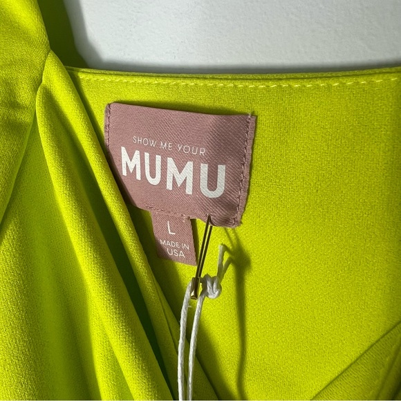 Show Me Your Mumu Citrine Eden Midi Dress Size Large - Picture 4 of 7